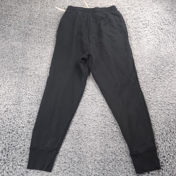 Adidas Pants Adult Medium Black Tapered Leg Athleisure Sweatpants Gym Training - Picture 2 of 8